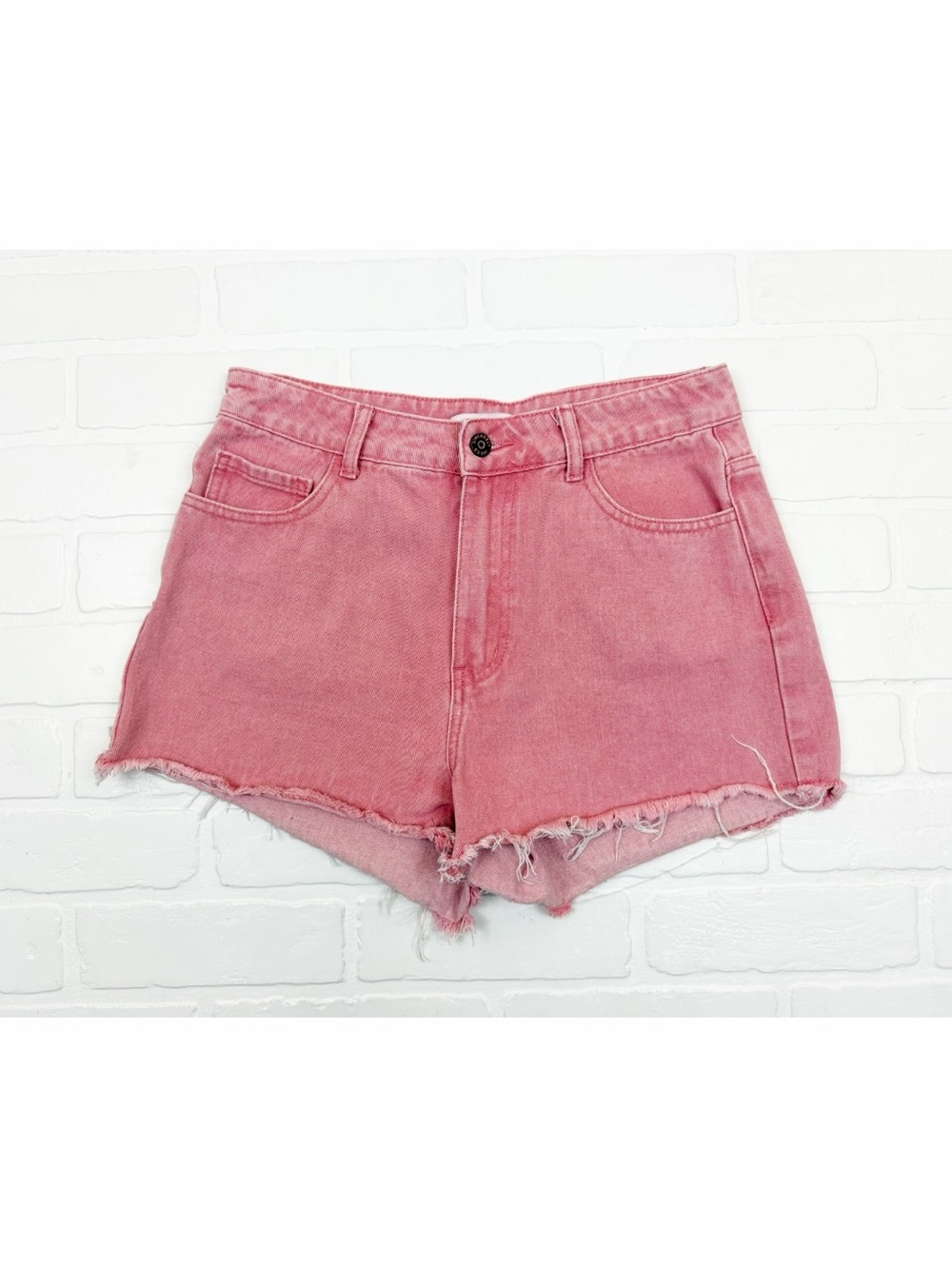Sincerely Jules Pink Distressed Jean Shirts Size 11/29 - Picture 1 of 5